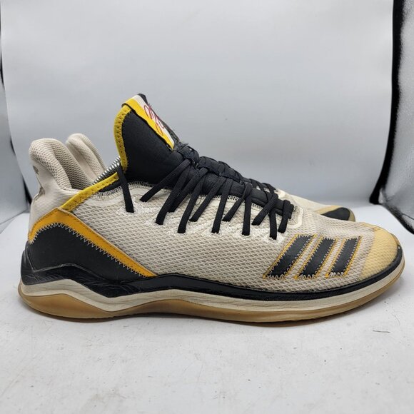 Adidas Icon 4 Roberto Clemente Turf Trainer Mens 11.5 White Yellow Shoes - Picture 11 of 12